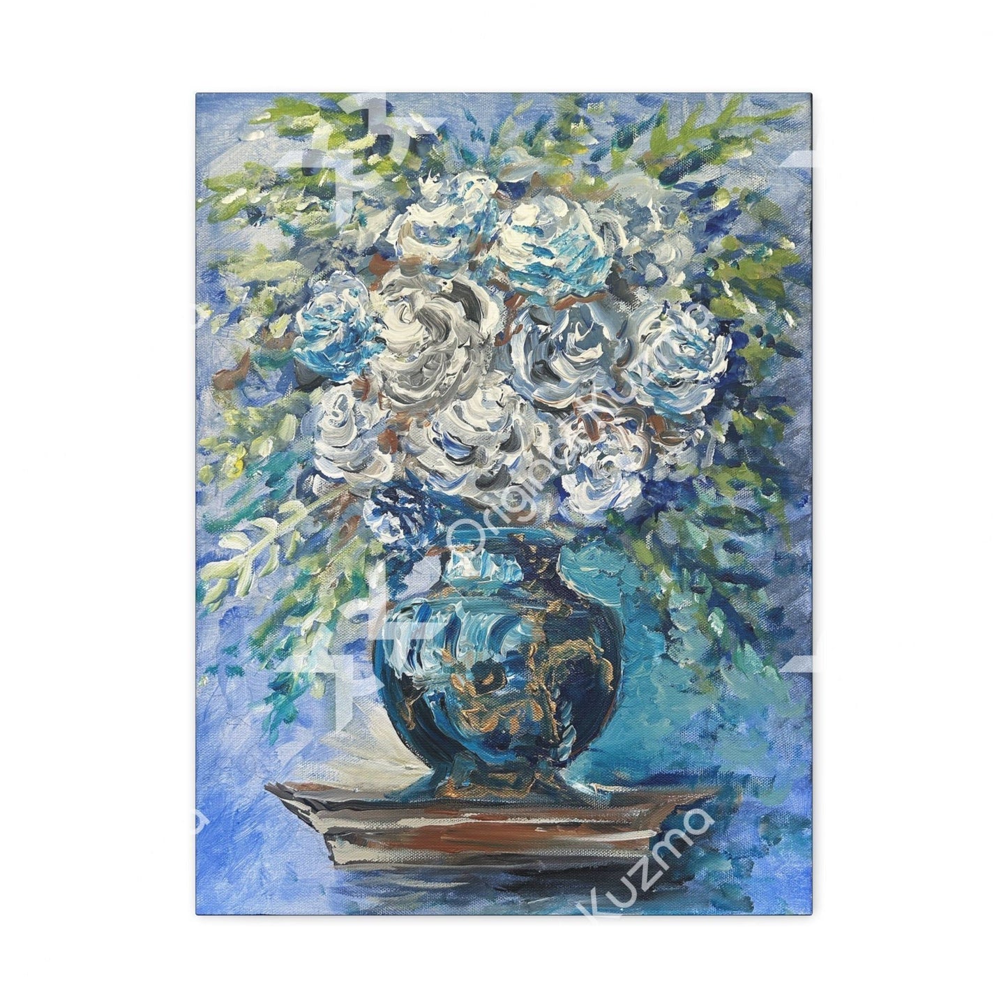 Blue Bouquet, Canvas