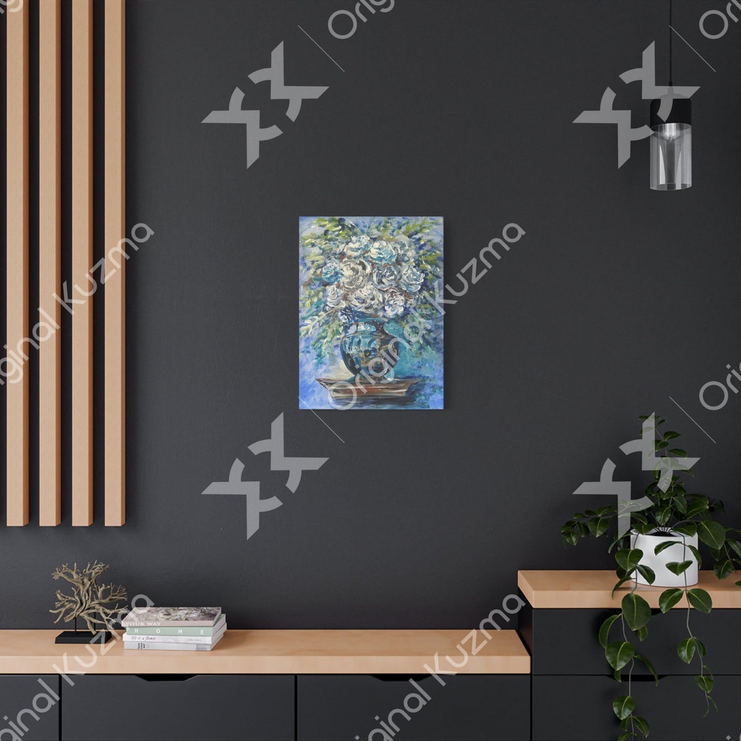 Blue Bouquet, Canvas