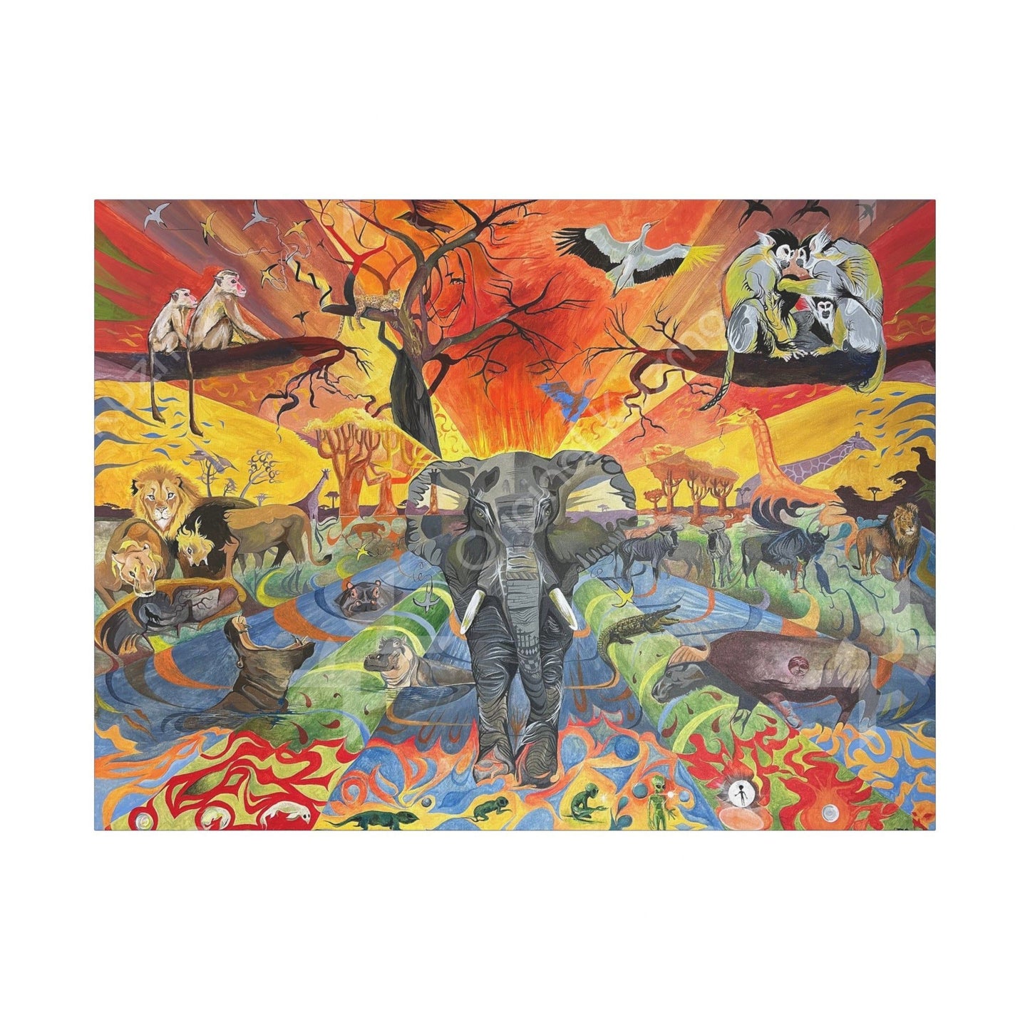 The Seed, Canvas