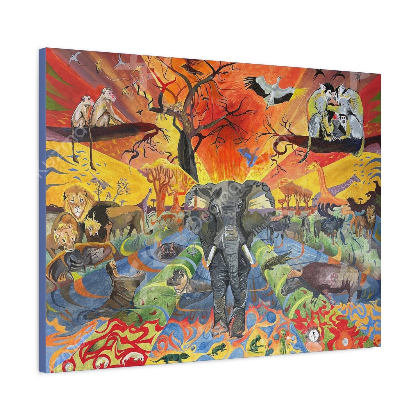 The Seed, Canvas