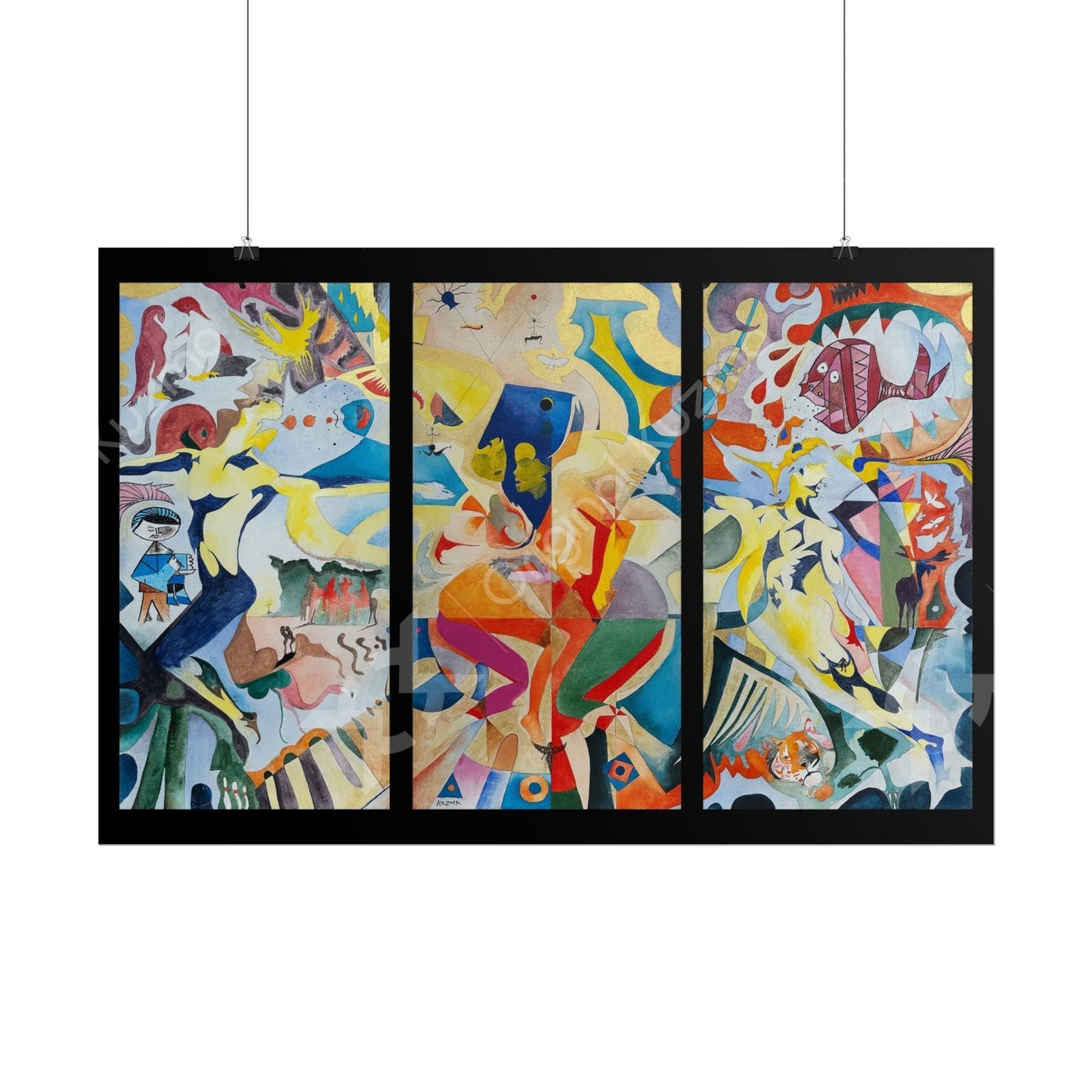 Triptych '96, Poster