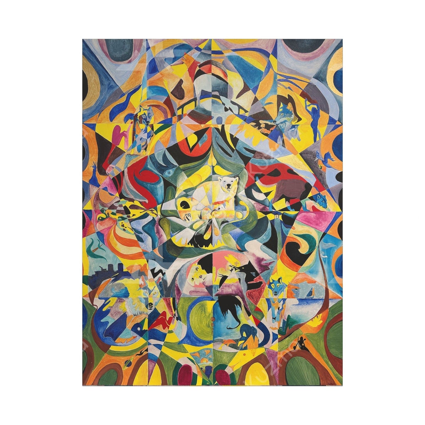 Beginning, Canvas