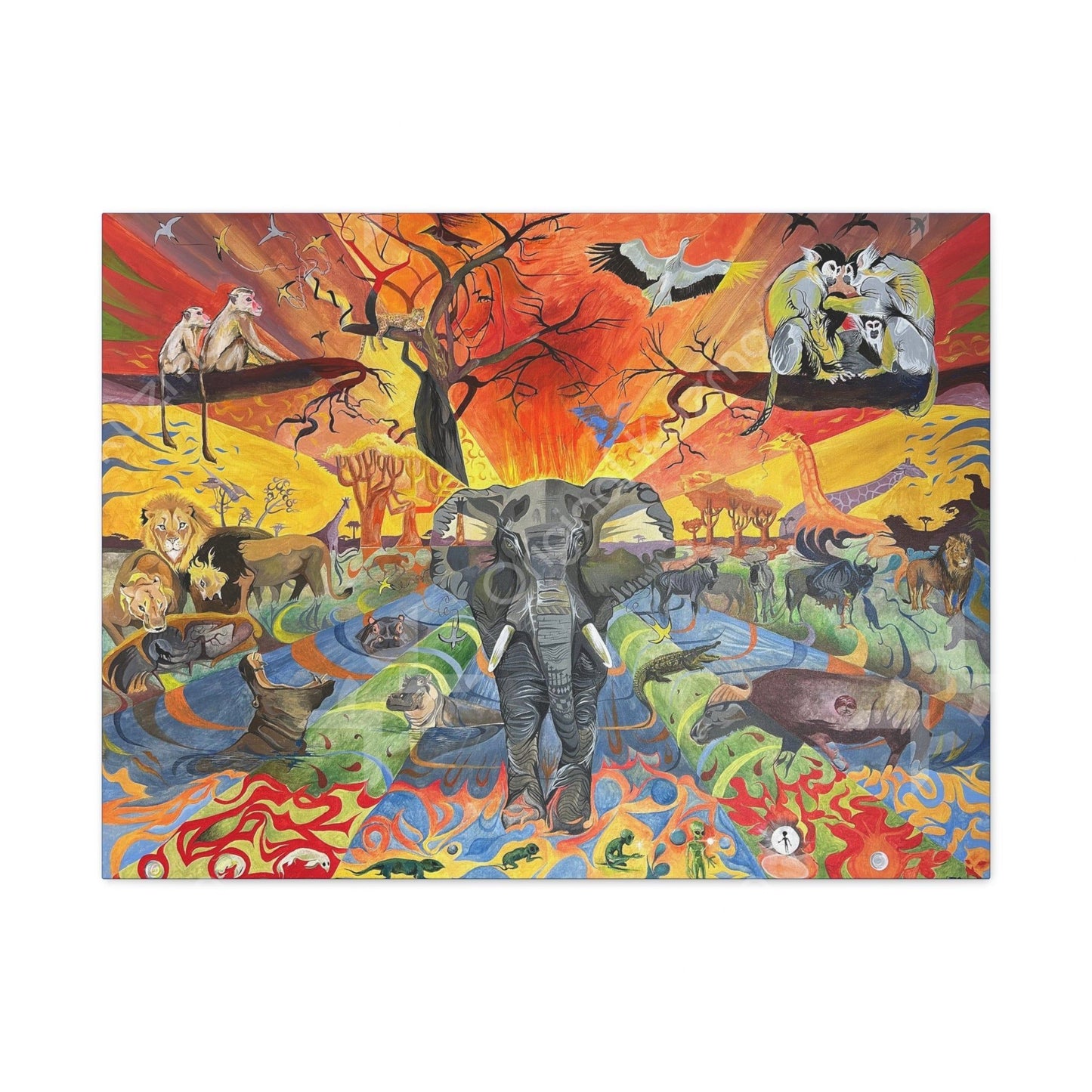 The Seed, Canvas