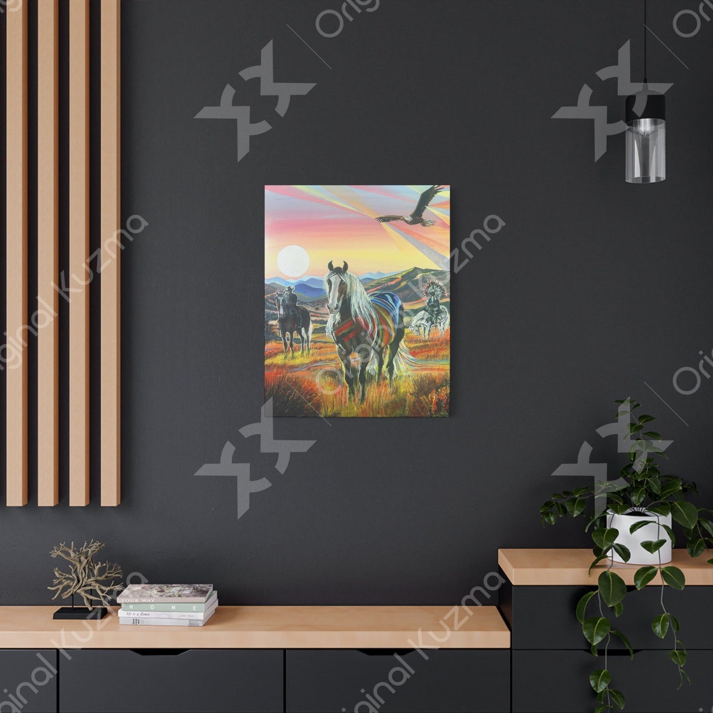 Sun Borne, Canvas