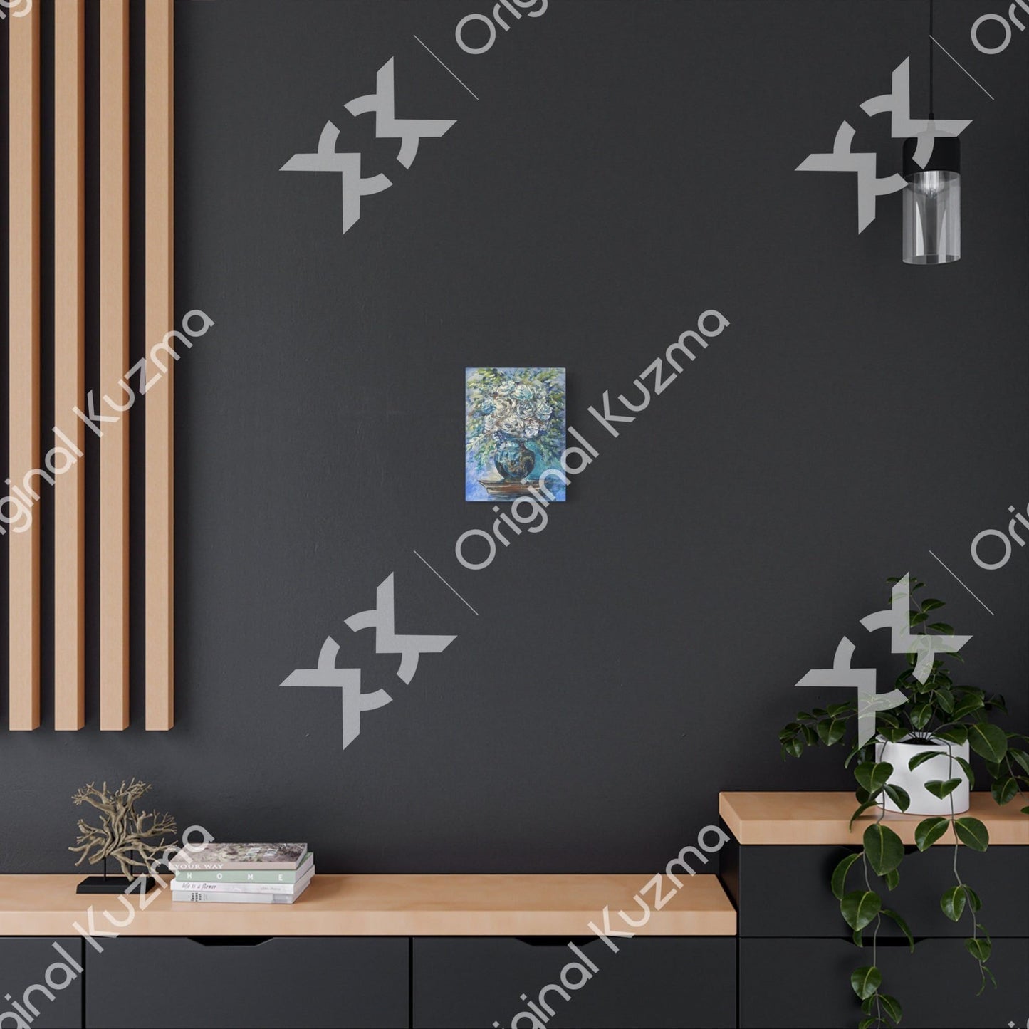 Blue Bouquet, Canvas