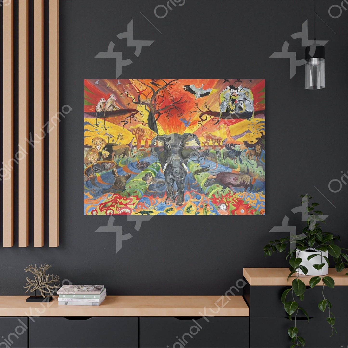 The Seed, Canvas