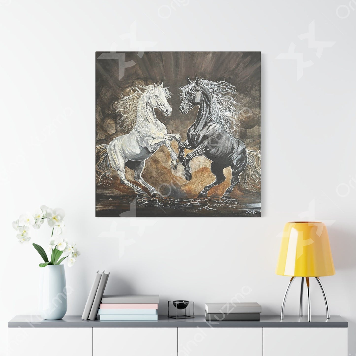 Thunderstorm, Canvas