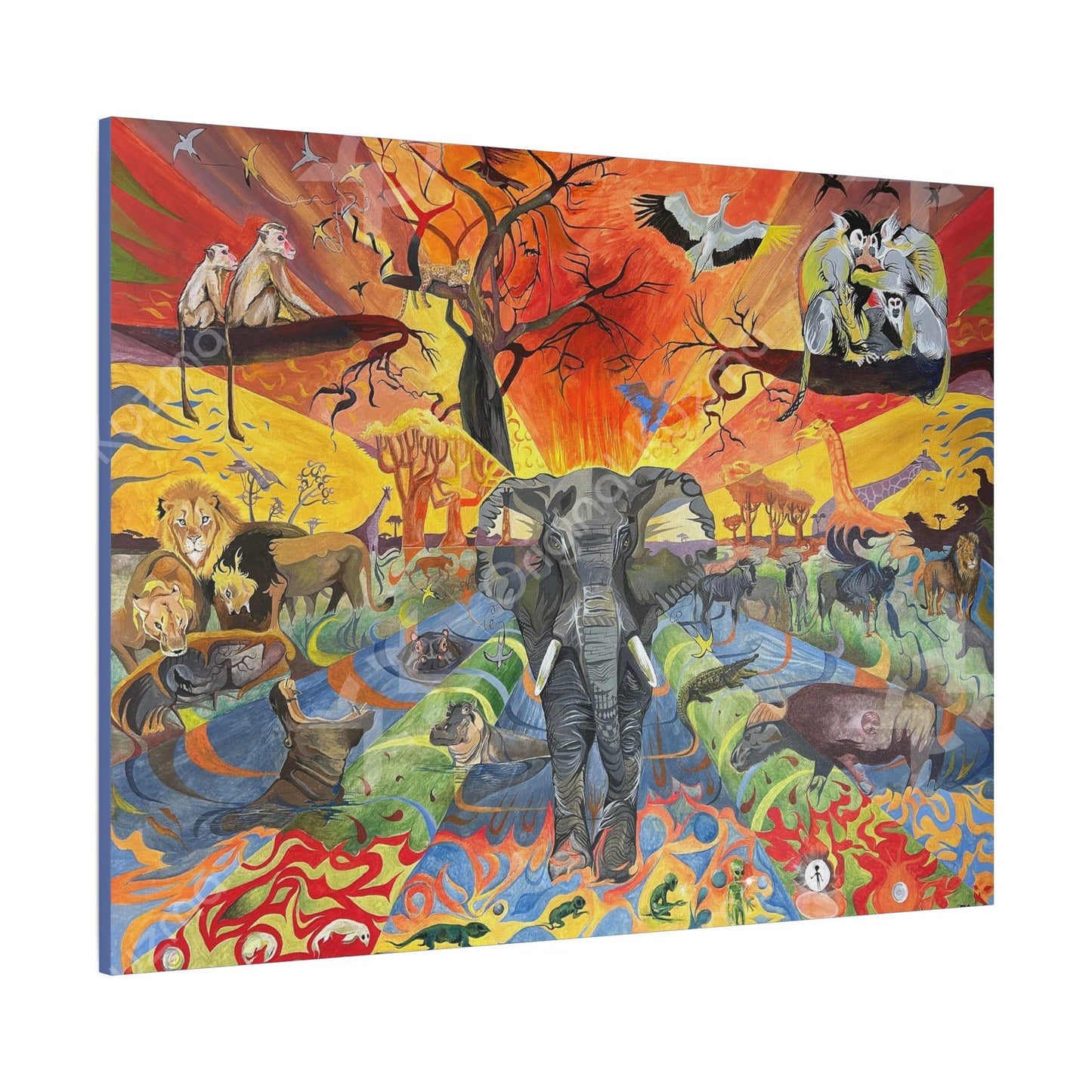 The Seed, Canvas