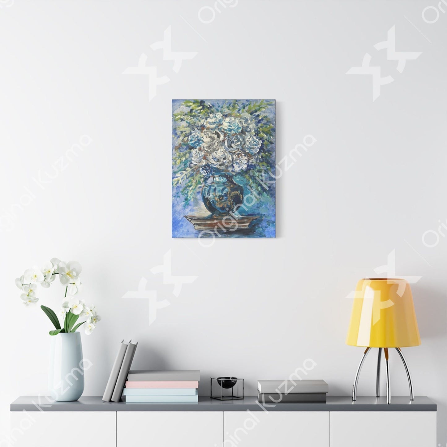 Blue Bouquet, Canvas